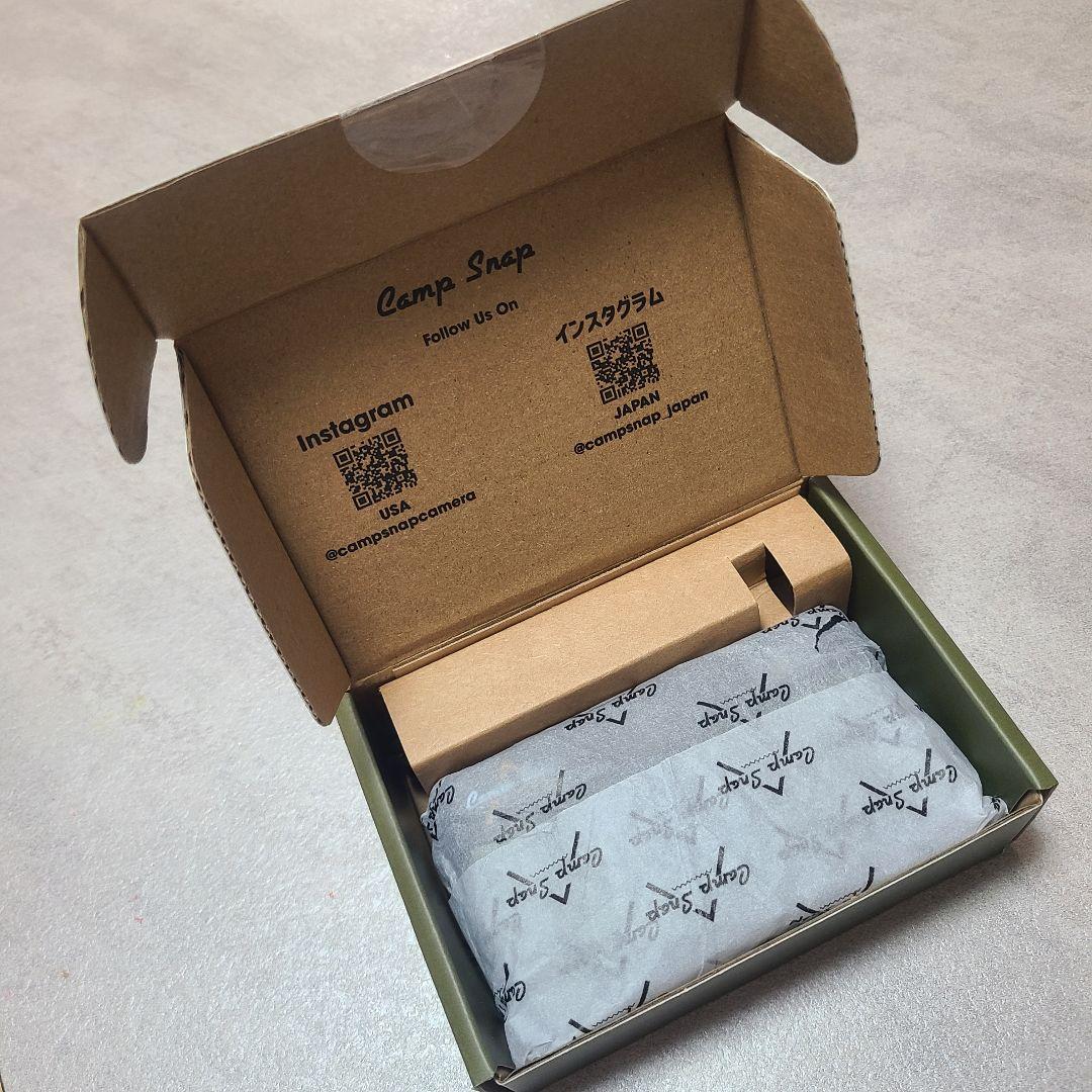 【未使用】camp snap camera　キャンプスナップ　グリーン