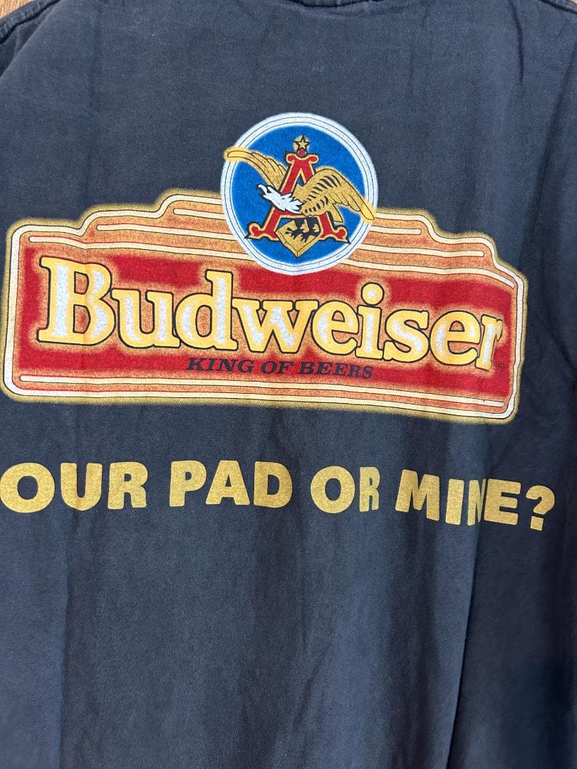Budweiser 蛙 バドワイザー フロッグ ビール 企業 tシャツ XL