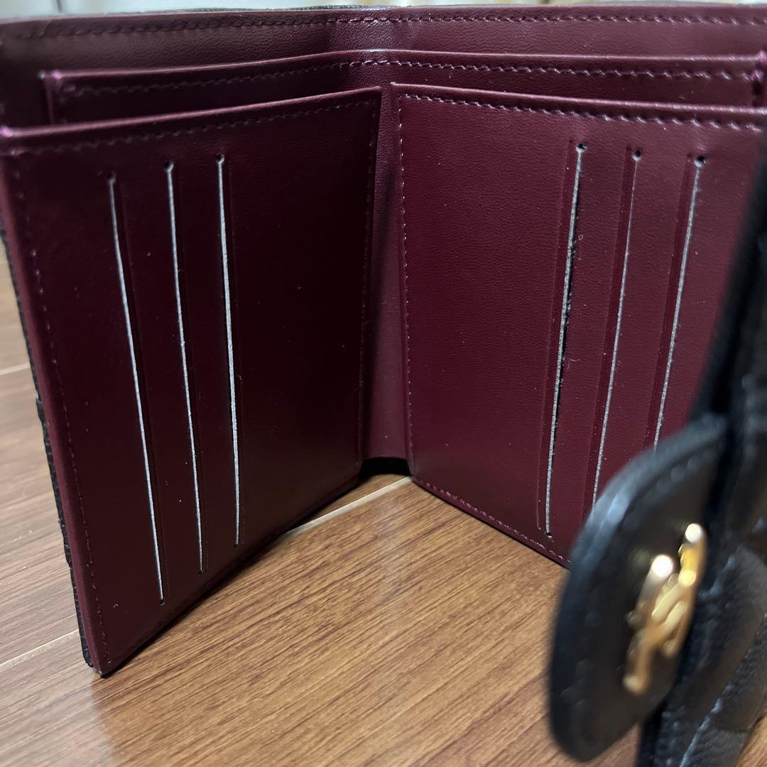 キルティング 三つ折り財布
