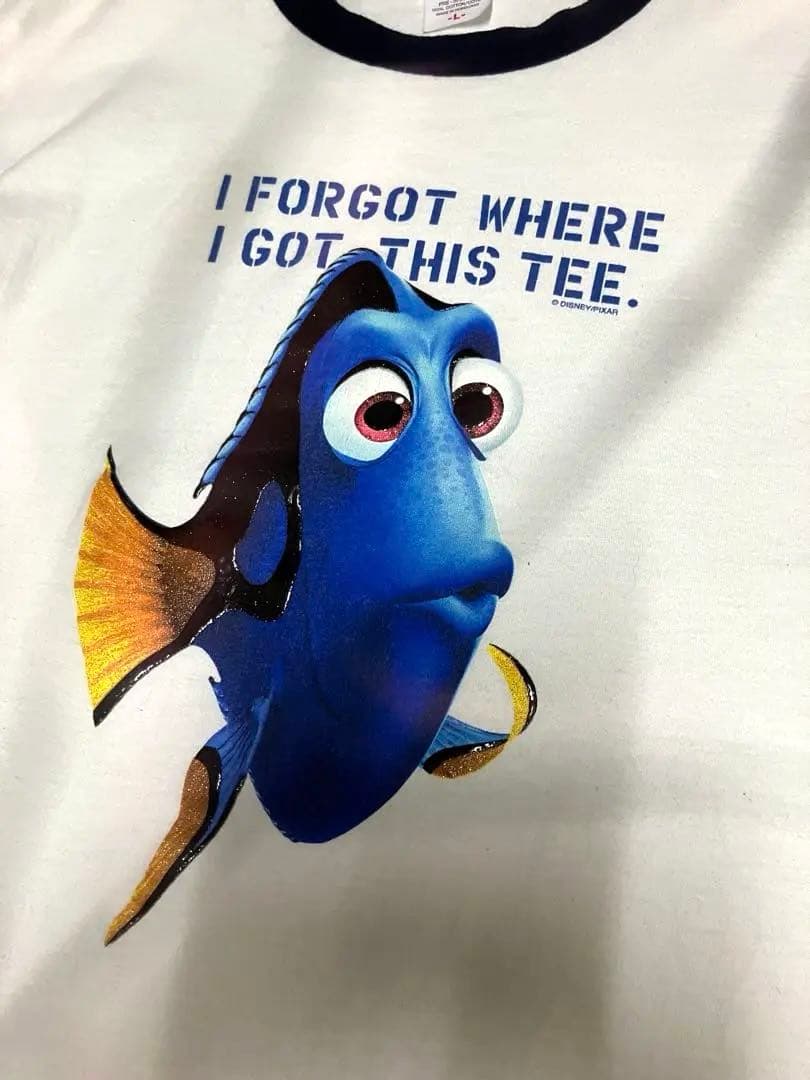 PIXAR 00s~ファインディングニモ リンガーTシャツ
