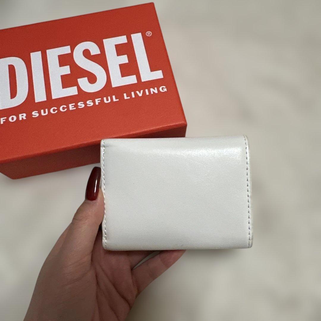 DIESEL ホワイト 三つ折り財布