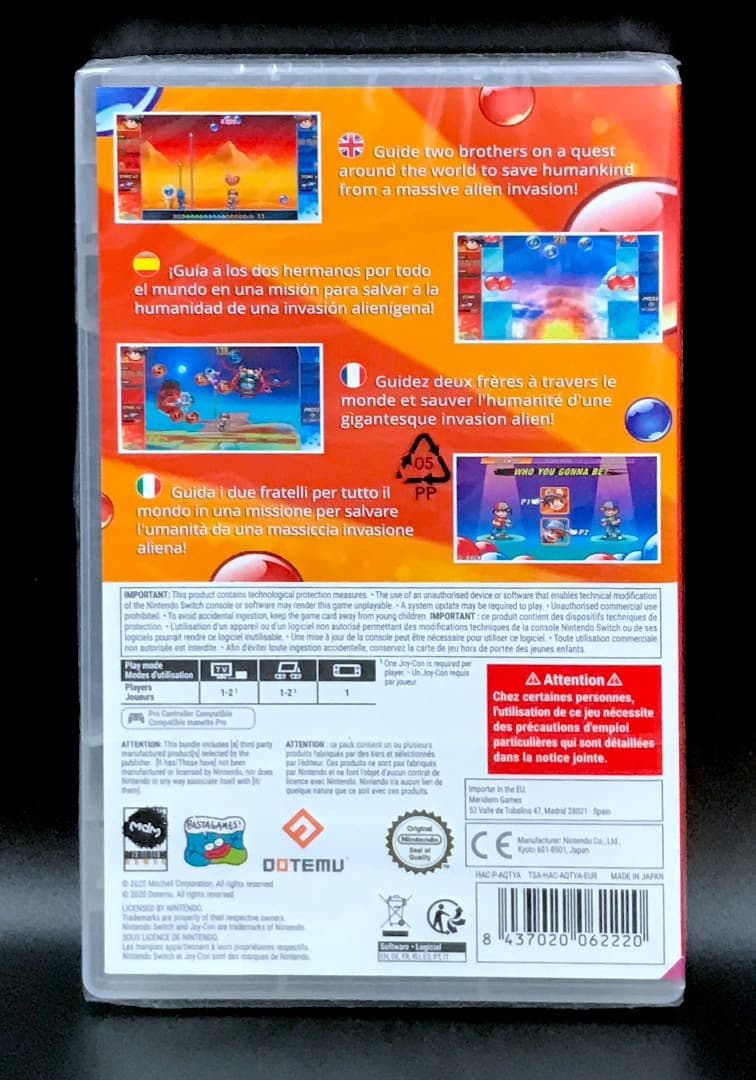 Nintendo Switch Pang Adventures Buster Edition Switch