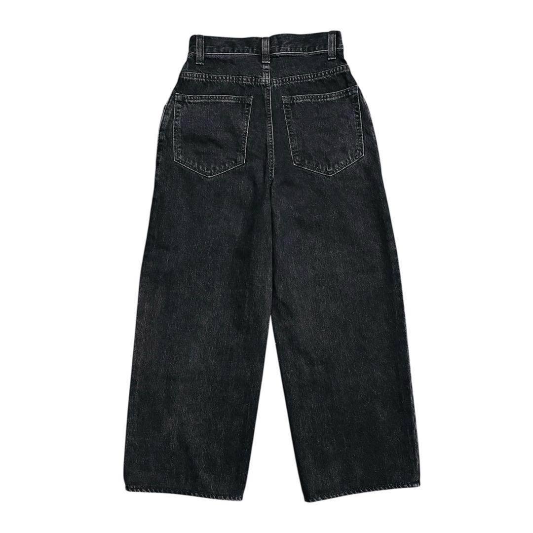 【美品】【大人気】R'IAM PLAGE ワイドブラックデニム