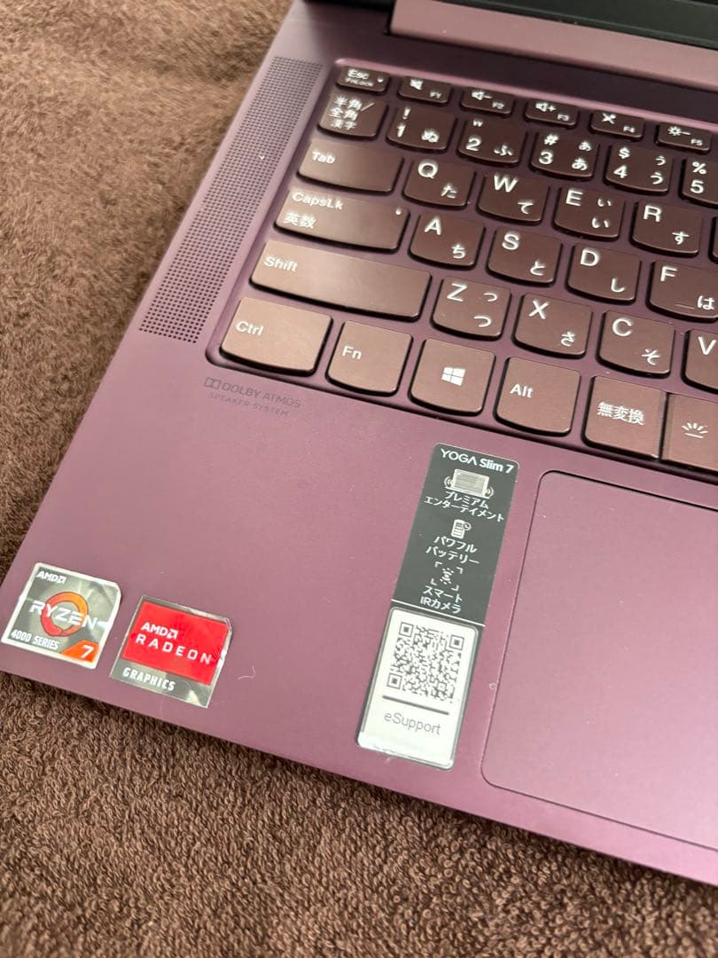 Lenovo ノートPC Yoga Slim 7 AMD Ryzen 512gb