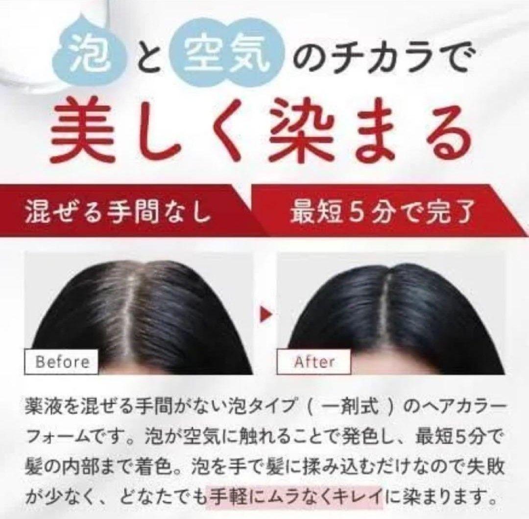 ( DR. HAIRMIKA ドクターヘアミカ　白髪染め　ダークブラウン4個