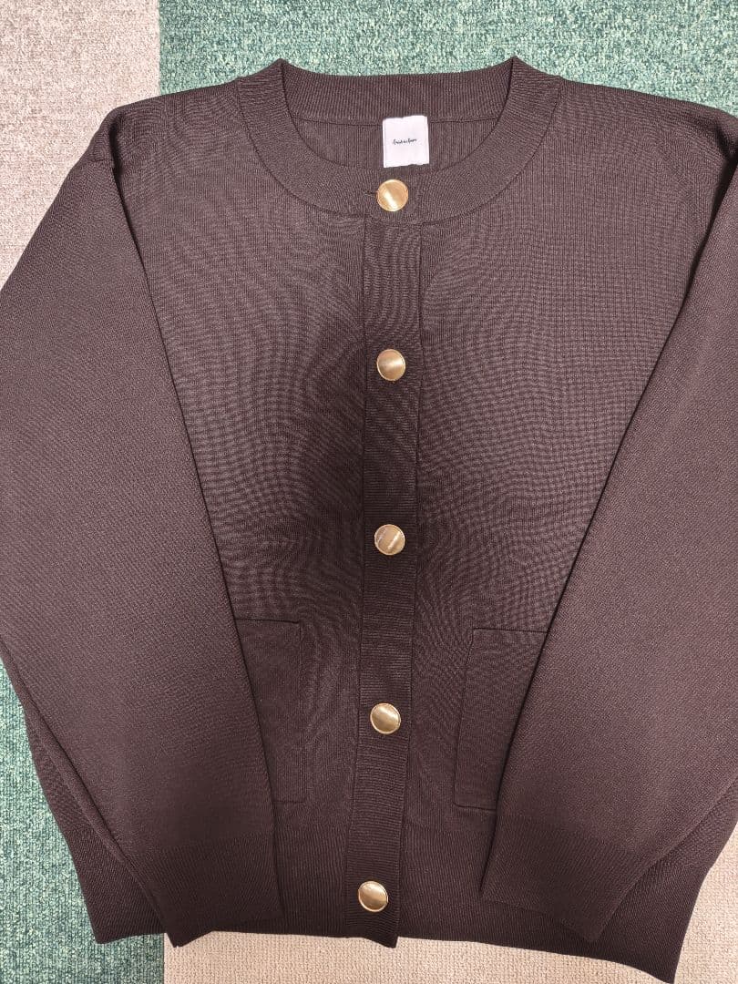 Spick and Span・ウォッシャブルクルーネックカーディガン