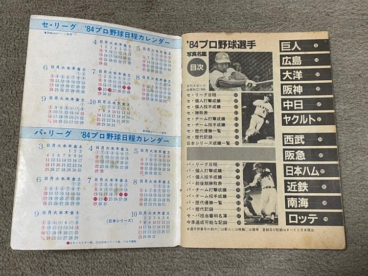 ’84 プロ野球選手写真名鑑