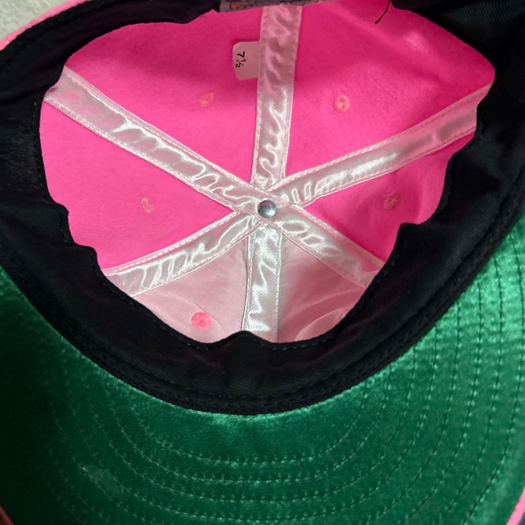東*助様 Supreme ピンク Sロゴキャップ