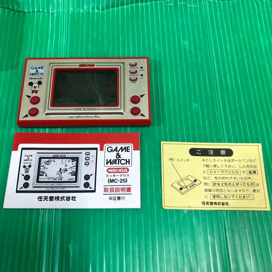 ゲーム&ウォッチ ミッキーマウス 箱•説明書付き Nintendo 任天堂