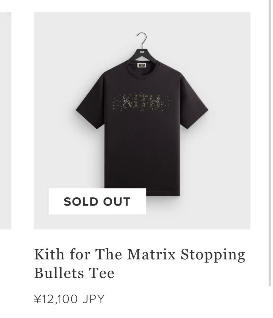 トップス Kith for The Matrix Stopping Bullets Tee