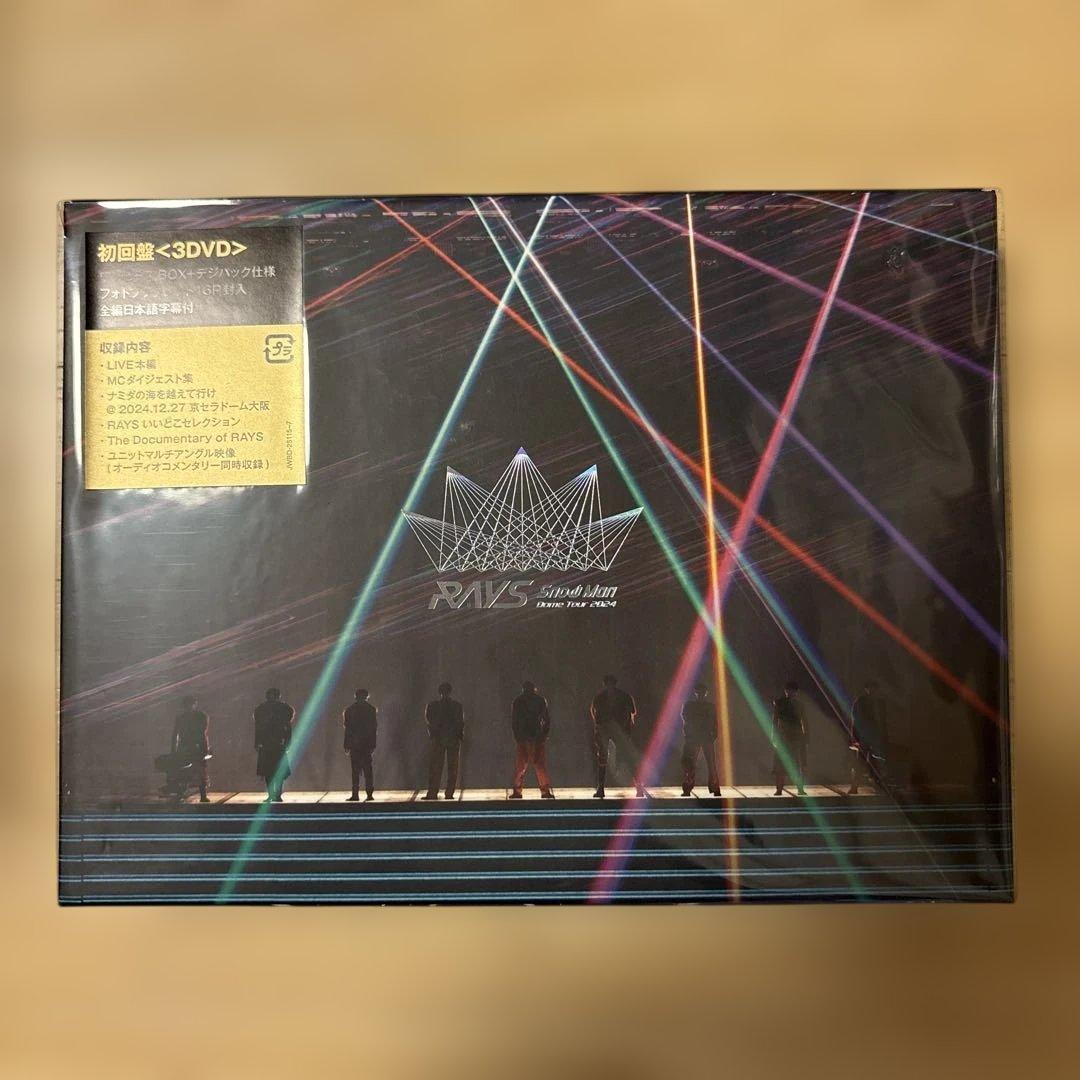  Man Dome Tour 2024 RAYS 初回盤DVD3枚組