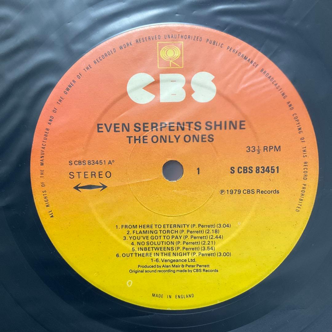 THE ONLY ONES オンリーワンズ　レコード　英盤