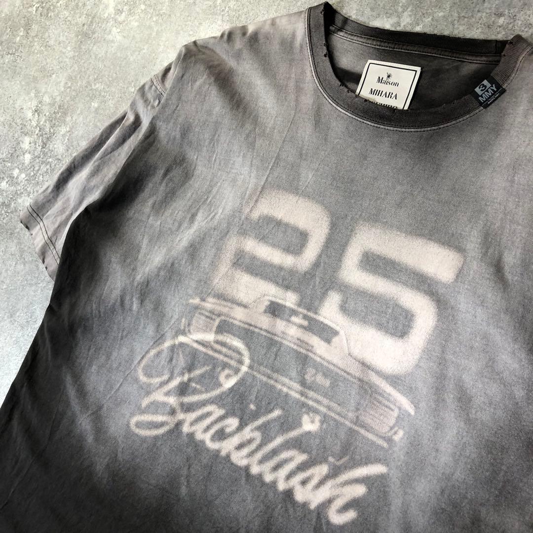 ミハラヤスヒロ　バックラッシュ　25th　Tシャツ　ヴィンテージ加工　48 半袖