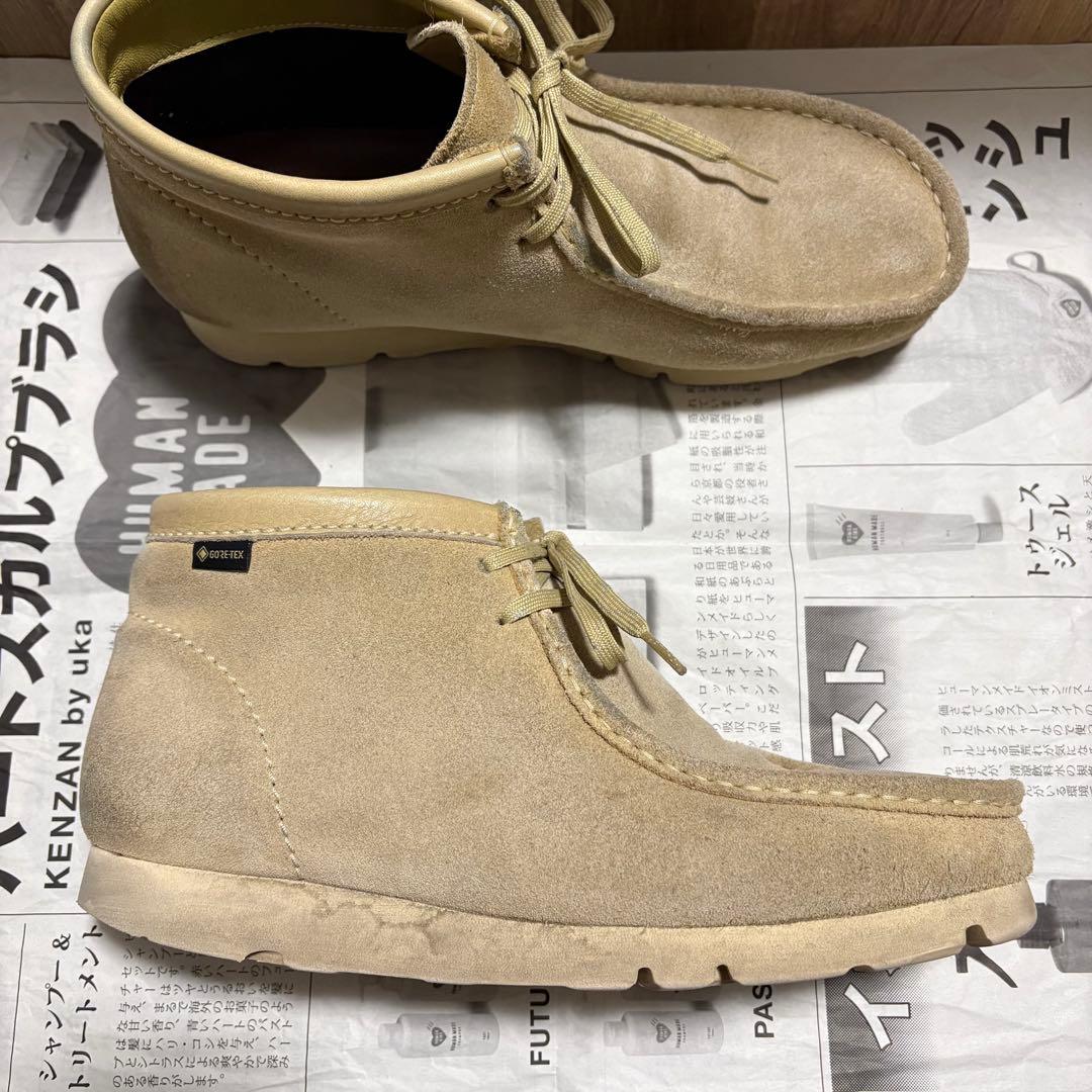 Clarks ワラビーブーツ ゴアテックス