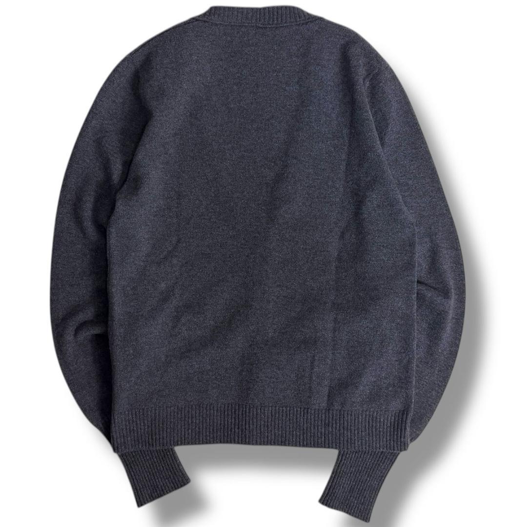 J6048 美品 ブルネロクチネリ カシミヤ100%カーディガン グレー M