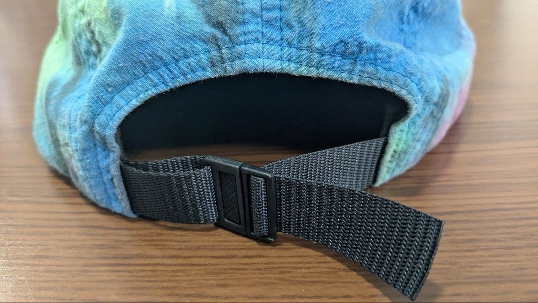 【マツ】supreme キャップ　タイダイ　ネイビー