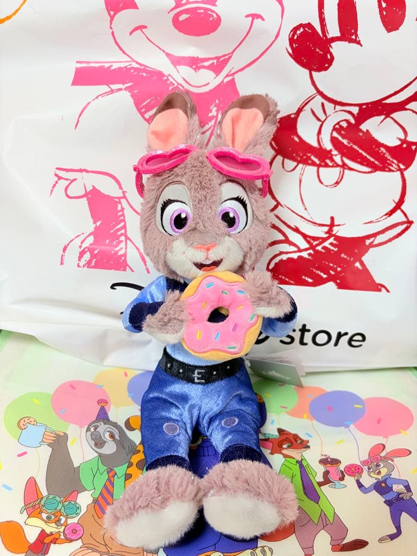 ディズニーストア ズートピアニック ジュディ ディズニー ペアぬいぐるみ