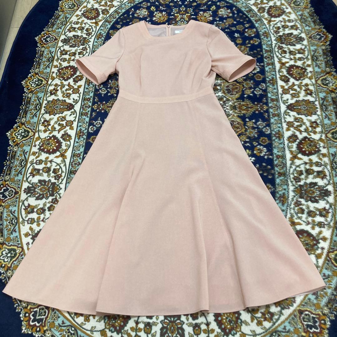 EPOCA 極美品　半袖ひざ丈ワンピース 38 ピンク¥19000から週末お値下