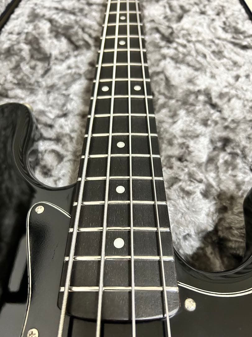 【初心者必見】Photogenic Jazz BASS極上品ネック指板ブラック化