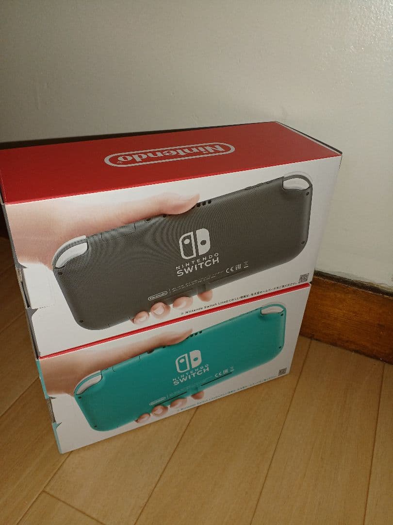 【新品未使用】任天堂 Switch Lite 2台セット　グレー&ターコイズ