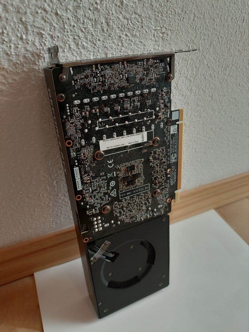 パ*亭様 【完全ジャンク】ZOTAC RTX 3060 12GB 外排気モデル