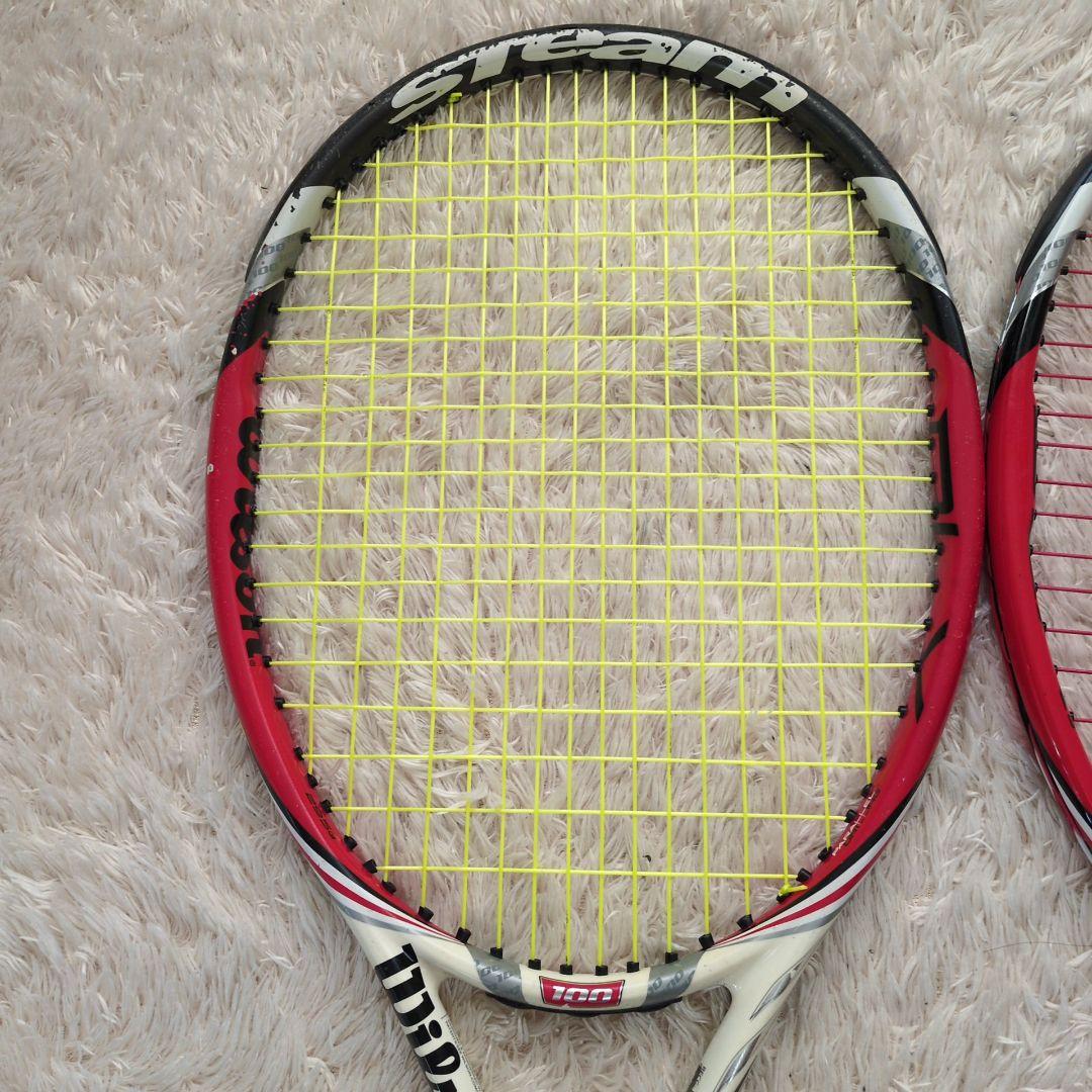 Wilson Steam 100 295g テニスラケット 2本セット
