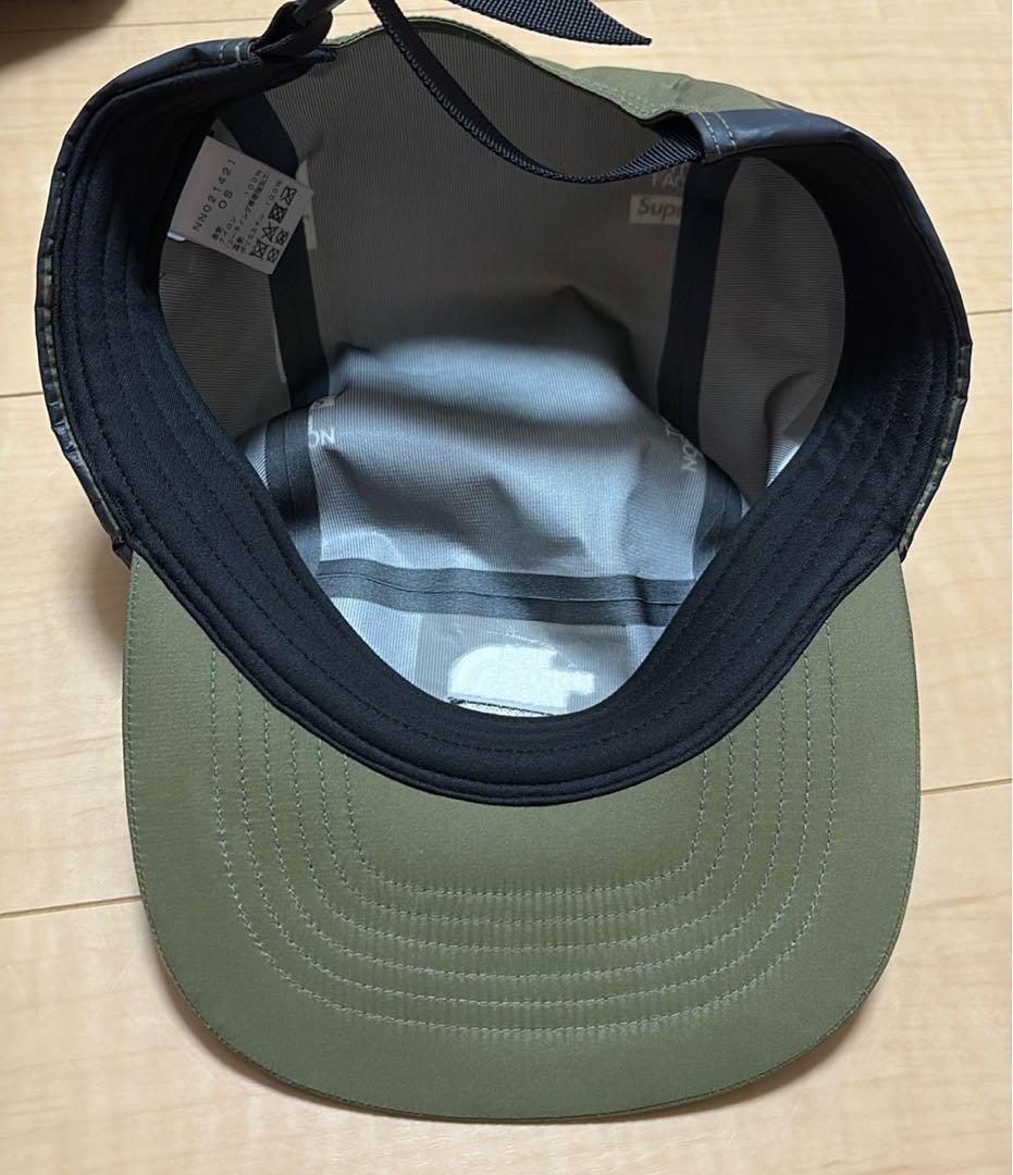 supreme THE NORTH FACE コラボ キャンプキャップ オリーブ
