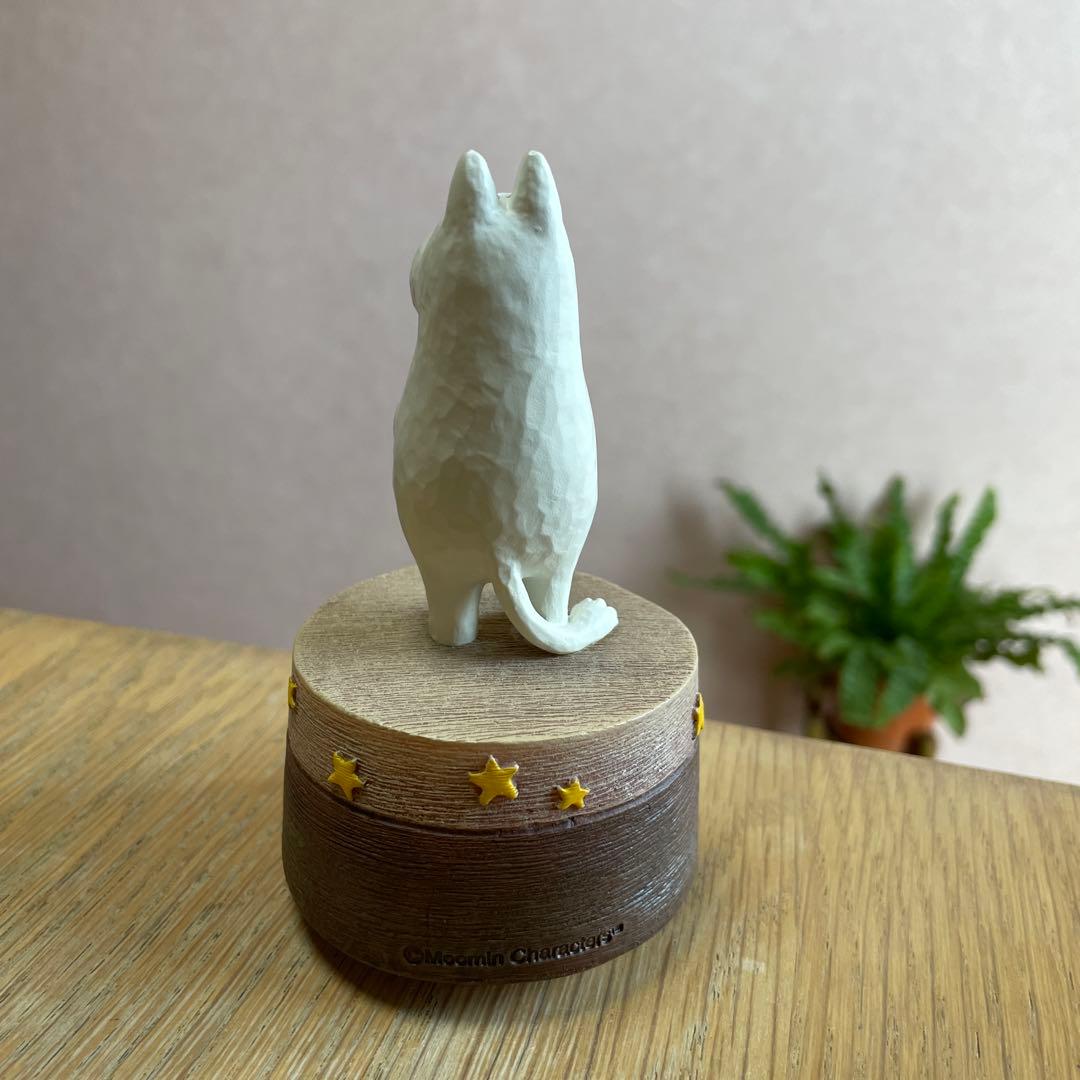 ムーミン 木彫り風 オルゴール 星に願いを ベネリック 廃盤 美品 レア