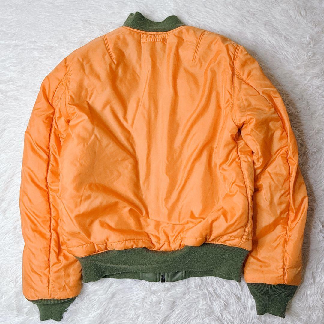 ✨美品✨ アルファ MA-1 フライトジャケット 緑 XL y2k 短丈