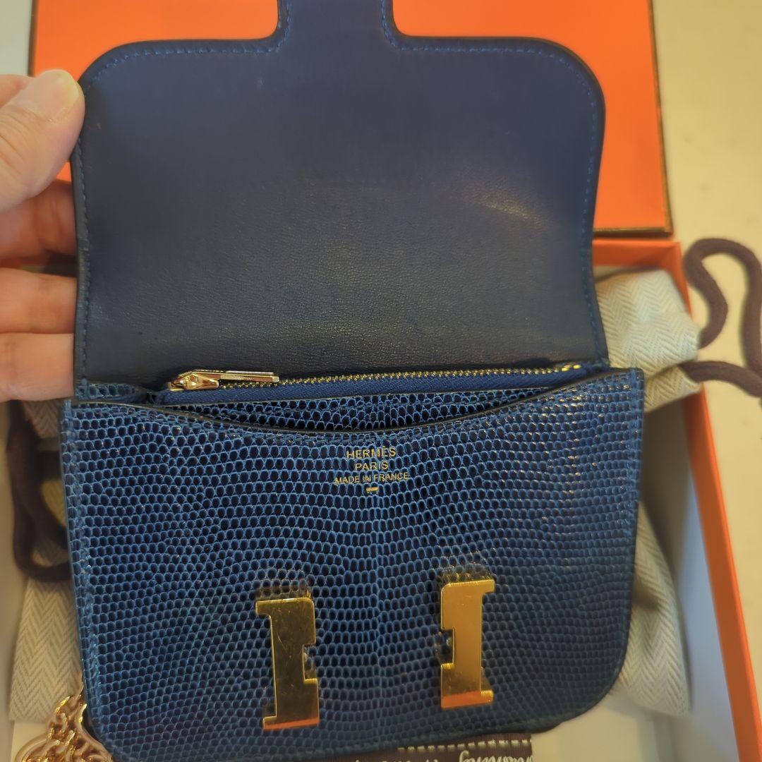 最終価格！美品【HERMES】エルメス 2024年コンスタンススリム リザード
