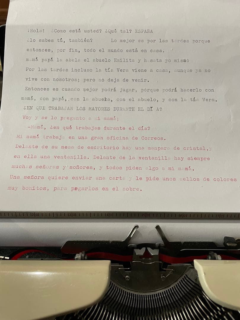 【あらいー】 BROTHER Valiant スペイン語対応タイプライター