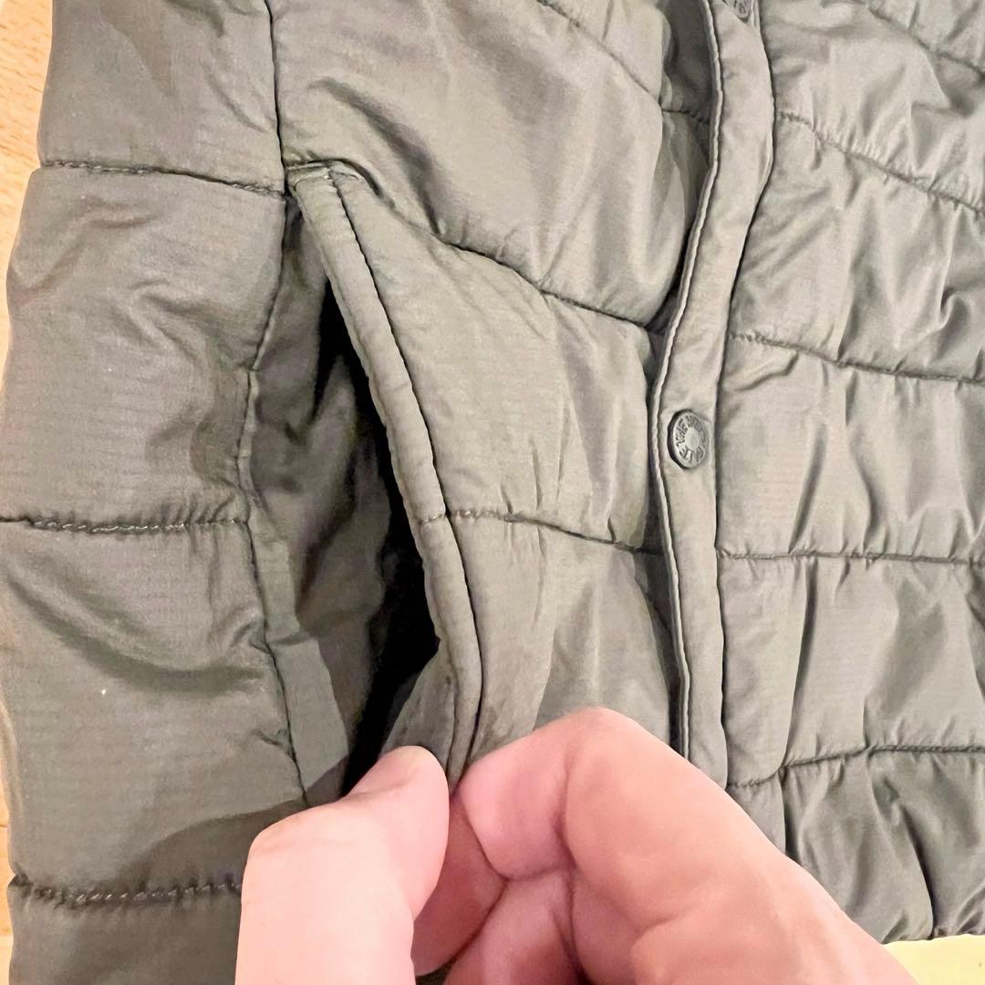 【美品】THE NORTH FACE ベビーダウンジャケットカーキ