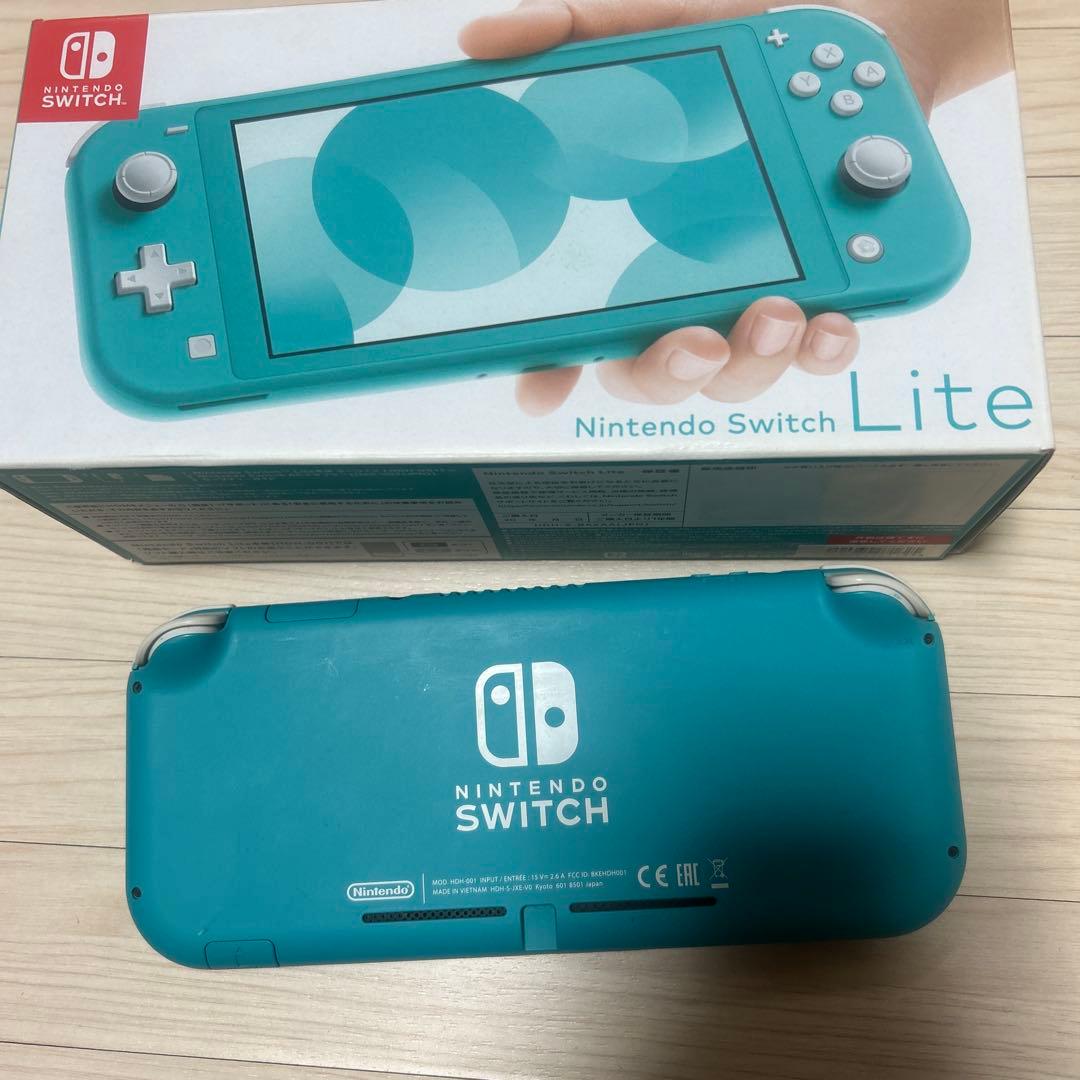 Nintendo Switch Liteターコイズブルー 本体 箱付き