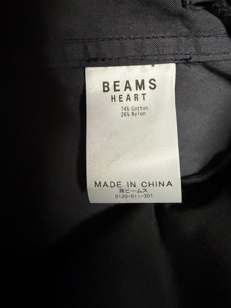 BEAMS　モッズコート 黒