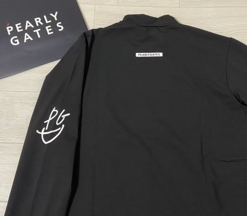 新品 新商品 日本正規品 パーリーゲイツ 吸水速乾 遮熱 裏起毛 黒 6 XL