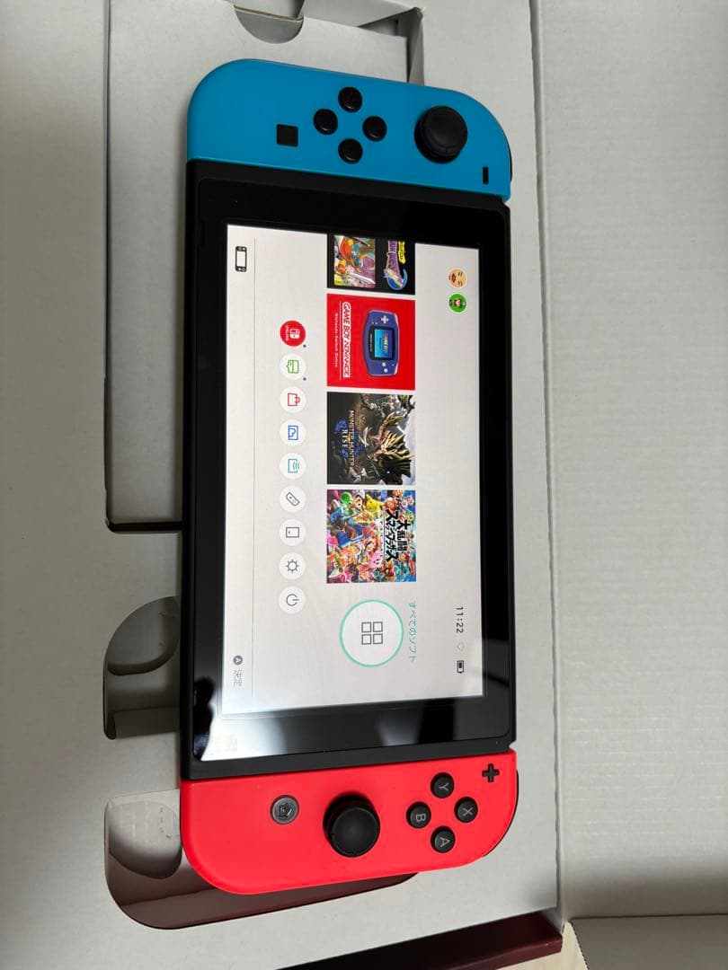 バッテリー強化版 Nintendo Switch ネオンブルーネオンレッド 本体