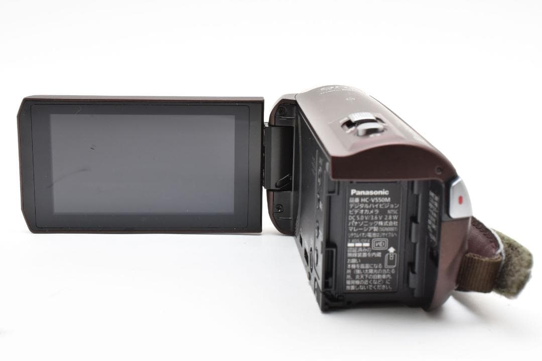 【美品】Panasonic ビデオカメラ　 HC-V550M ブラウン　動作OK