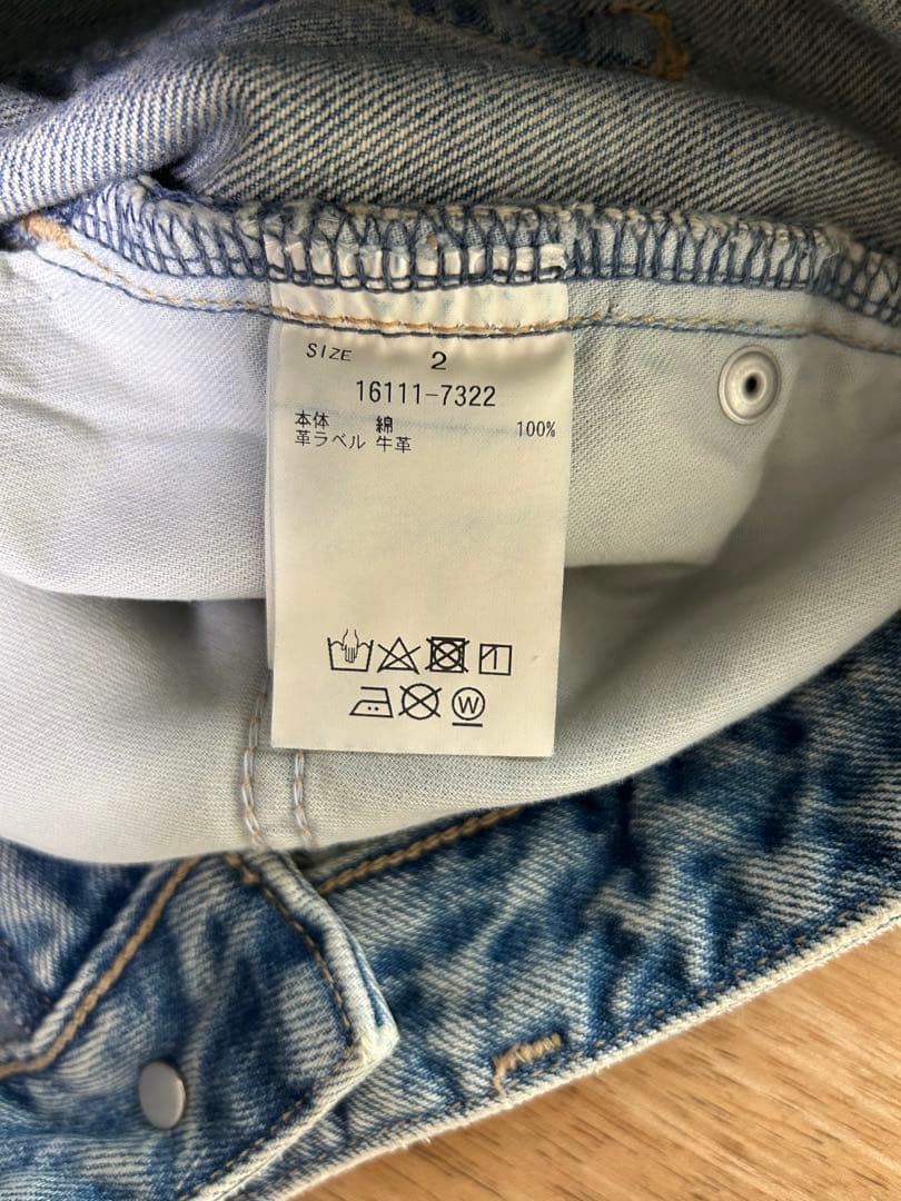 CLANE SECOND DENIM PANTS ICE BLUE サイズ2