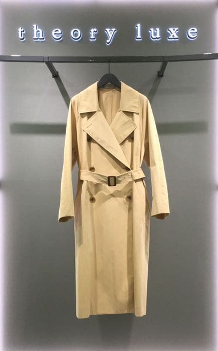 新品　theory luxe 20SS スプリングコート　トレンチコート