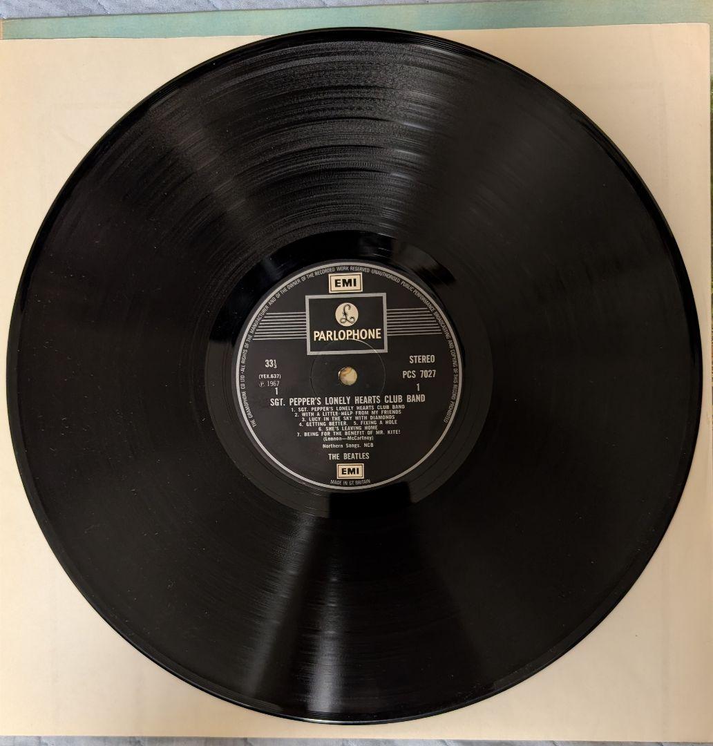 BEATLES Sgt. Peppe 2EMI \"GRAMOPHONE\"リム