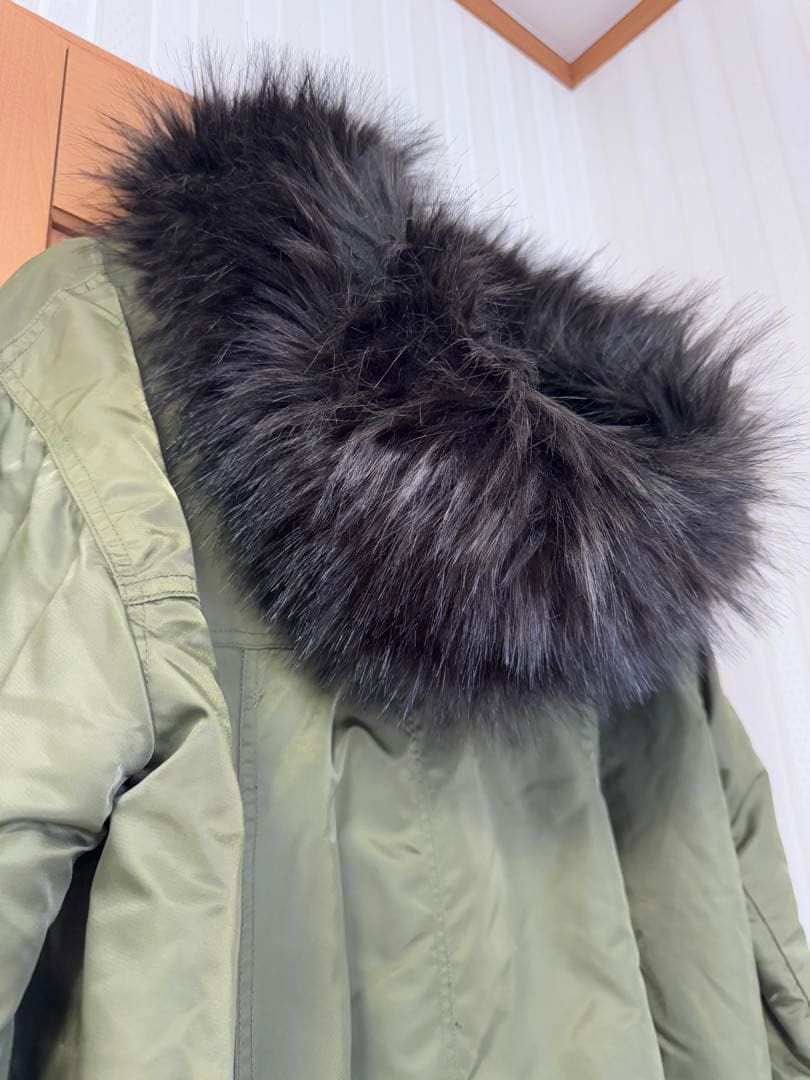 バースデーバッシュ N3B Aライン ブルゾン コート カーキ アウター 美品