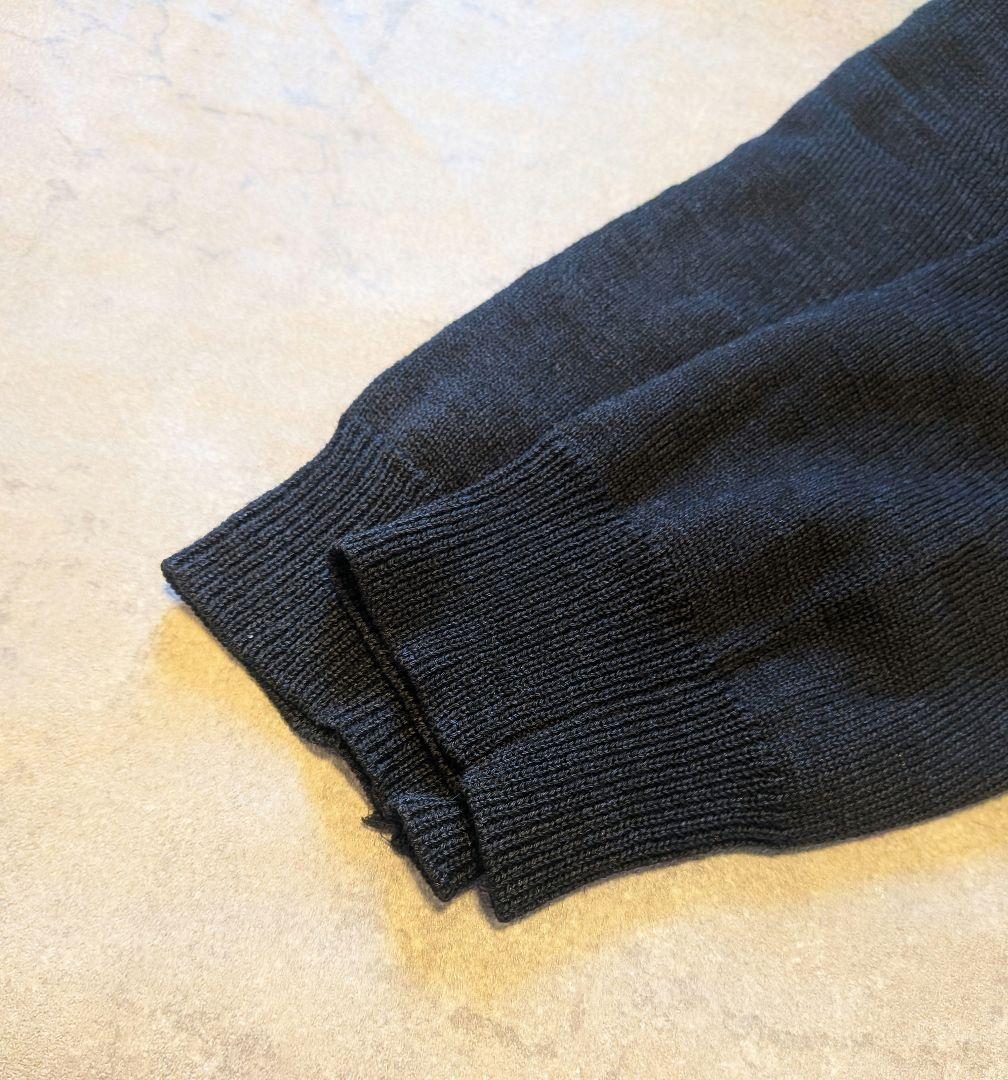 Yohji Yamamoto +Noir カーディガン 変形　ブラック　襟付き