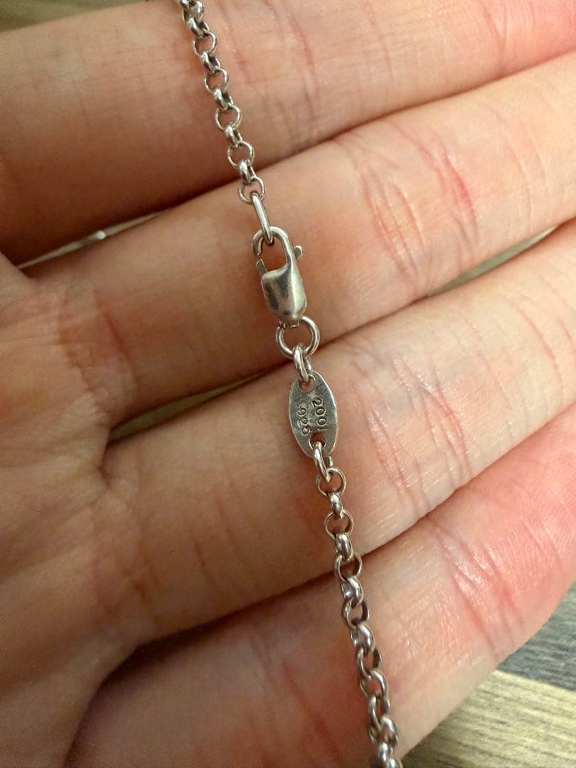 元値89000本日中69000 CHROME HEARTS ロールチェーン　50