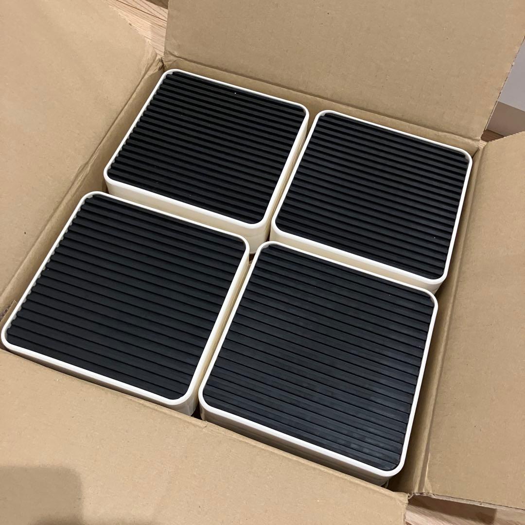 【お値下げ】洗濯機 かさ上げ台 イージースタンド D77 4個セット マット付