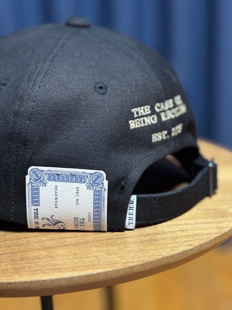 THE HWDOG&CO. ベースボールキャップ ブラック レザー