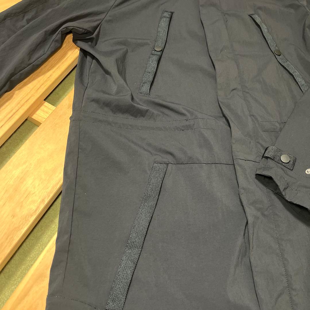 美品 NIKE FC 黒 Lサイズ モッズコート ナイロンコート