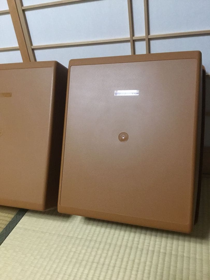 タッパーウェア　スーパーケース　ブラウン　2個セット　美品