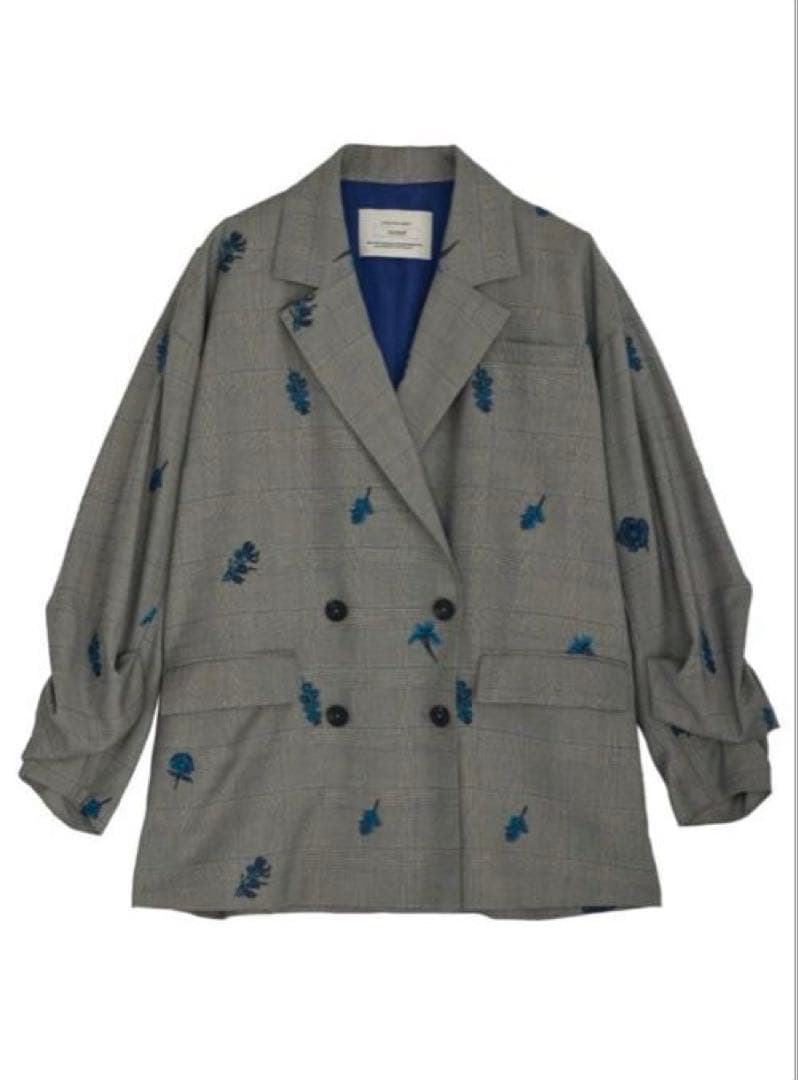 ジャケット・アウター AMERI CHECK FLOWER JACKET