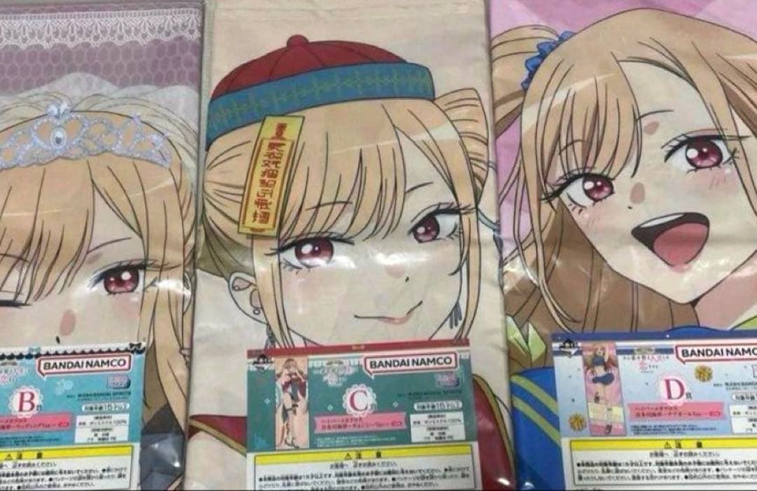 着せ恋　一番くじ　B賞ウェディング　C賞キョンシー　D賞チアガール　メガクロス
