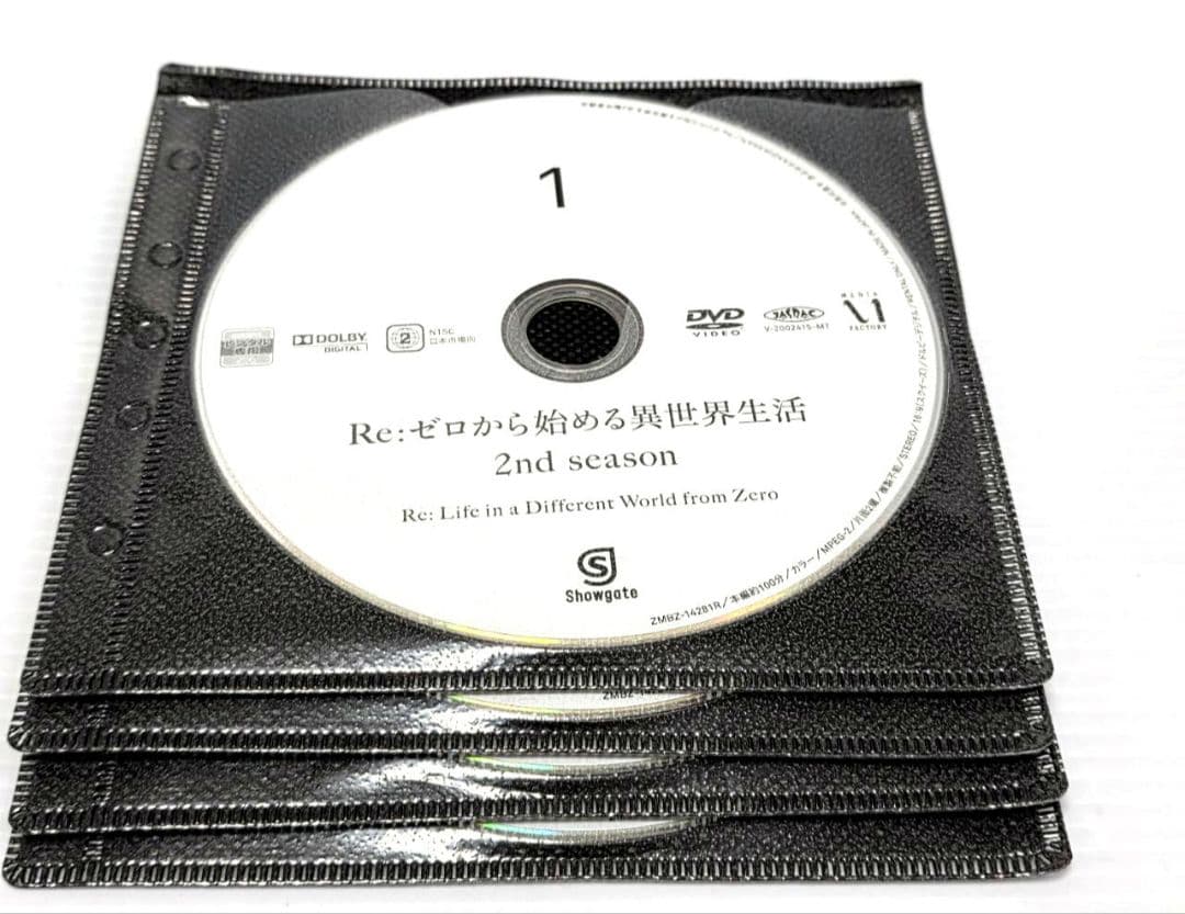 Re:ゼロから始める異世界生活　2期　レンタルDVD　全巻セット　　全8巻
